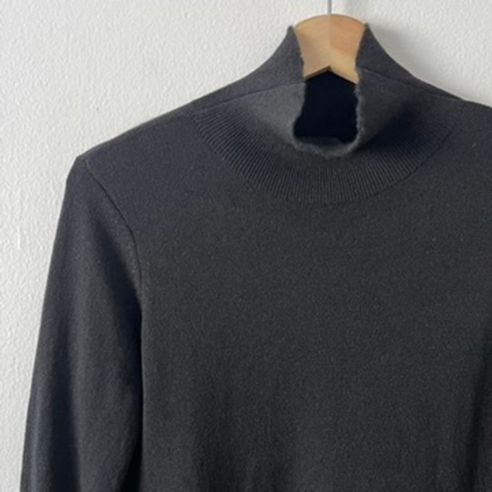 C by Bloomingdale's‎ Cashmere 100% Cashmere Layered Look Sweater Black size XS - Picture 2 of 13